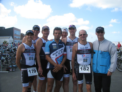 Les triathlètes au triathlon de cayeux sur Mer
